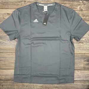 Adidas Men's Icon Short Sleeve Cage Jacket Perforated‎ HF616 Grey Size Small NWT